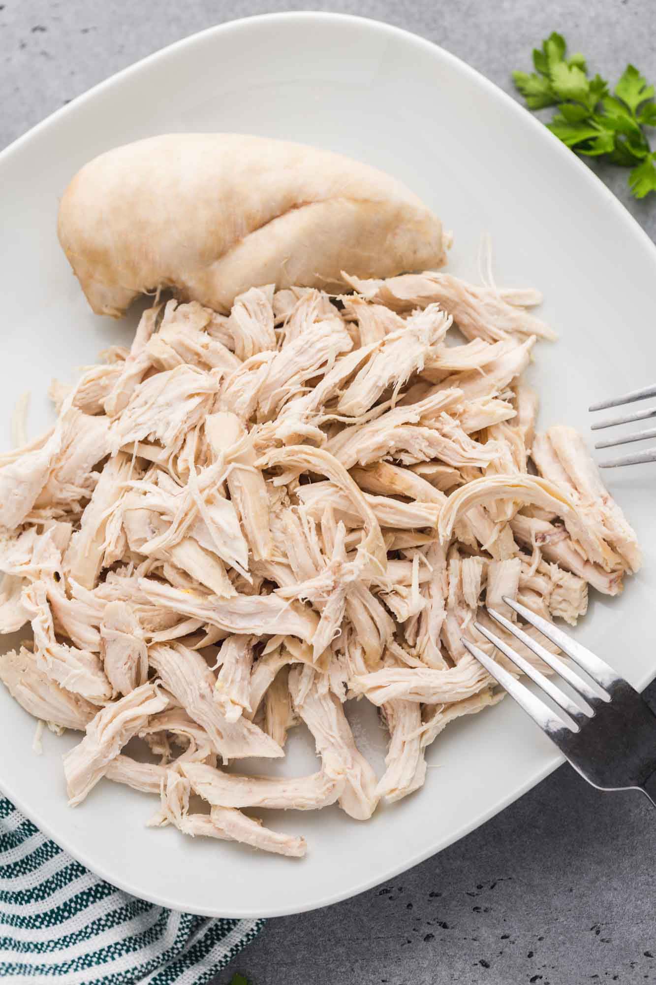 boiled chicken breast, easy dinner