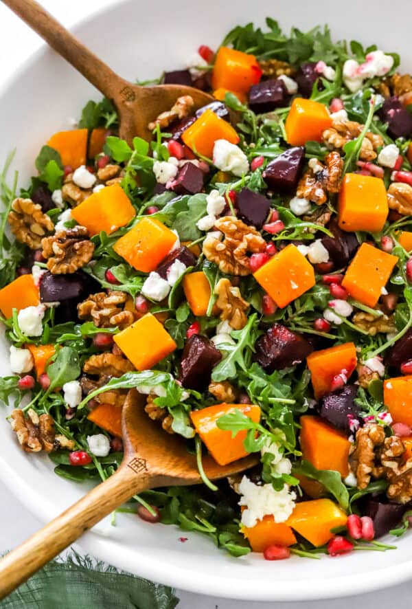 beetroot and butternut salad, find easy recipes to follow 
