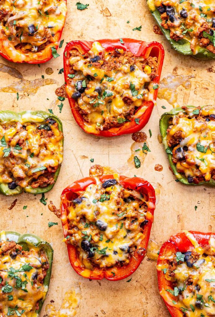 taco stuffed peppers