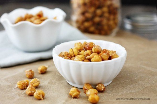 roasted garlic chickpeas
