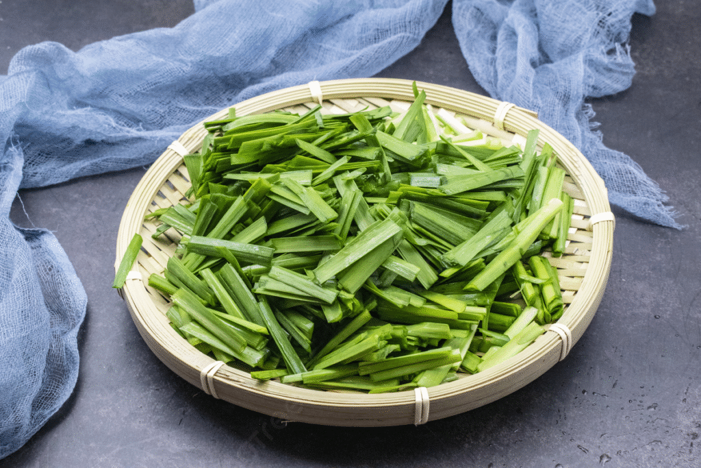leek in a bowl