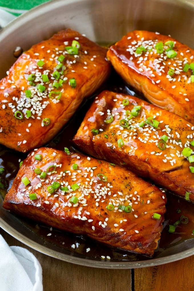 Pan fried teriyaki salmon recipe 