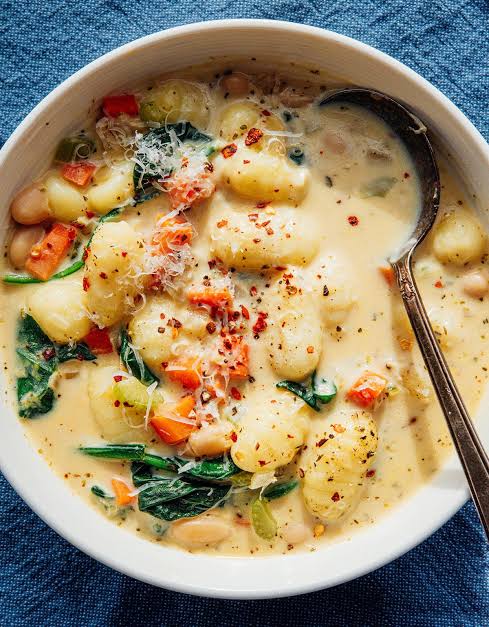 White Bean Gnocchi Soup 
