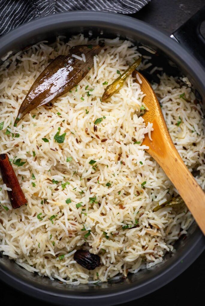 Easy cumin rice delicious with any chicken