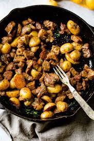 delicious easy one pan beef and potato recipe 