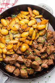 Easy one pan skillet beef and potato recipe