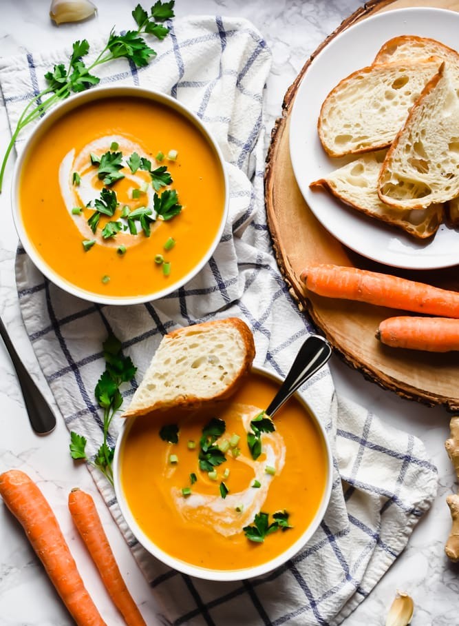 Creamy Carrot and Ginger Soup for Instant Bliss