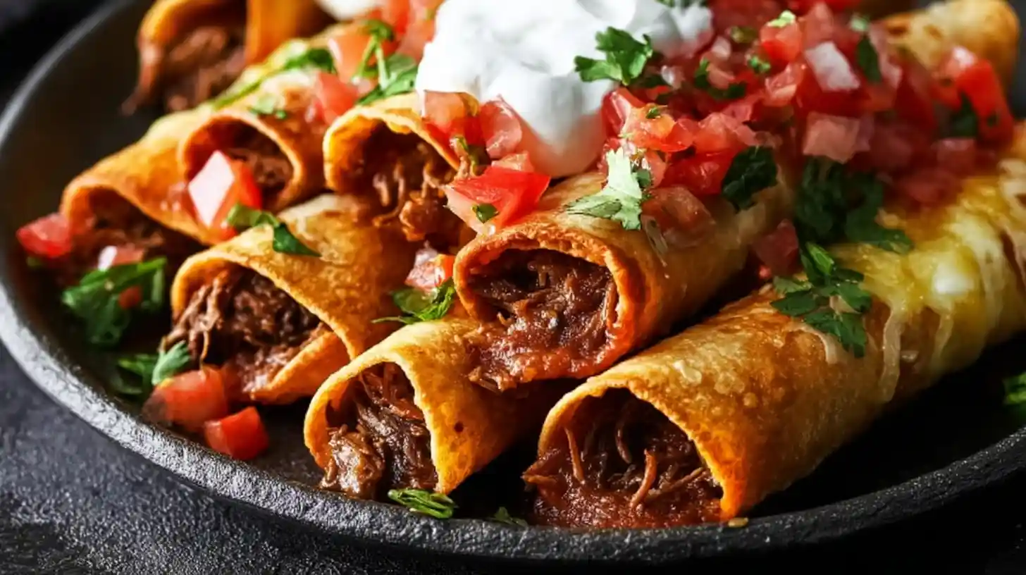 Crispy Beef Taquitos It’s Crunchy and Addictive