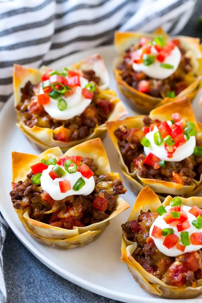 Unforgettable Crispy Cheesy Beef Taco Cups