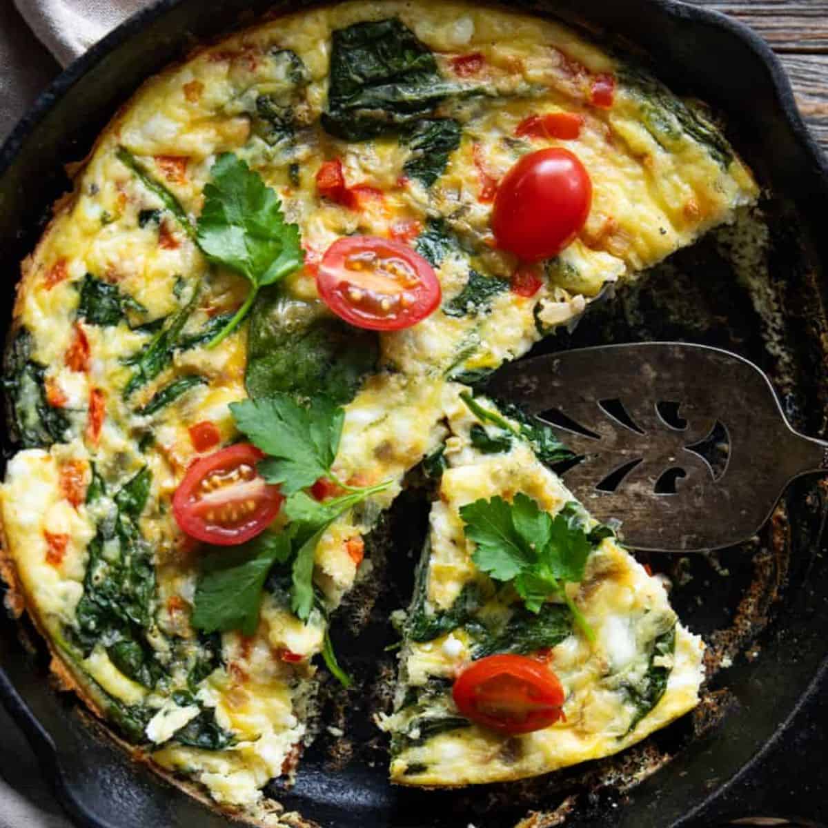 Soul Warming Spinach and Vegetables Frittata Comfort In Every Bite